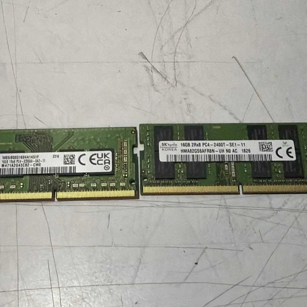 (Lot Of 2) 16gb PC4 Laptop Ram
